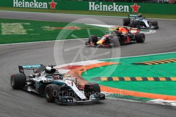 World © Octane Photographic Ltd. Formula 1 – Italian GP - Race. Mercedes AMG Petronas Motorsport AMG F1 W09 EQ Power+ - Lewis Hamilton. Autodromo Nazionale di Monza, Monza, Italy. Sunday 2nd September 2018.