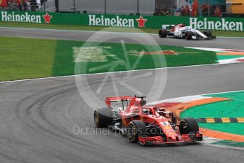 World © Octane Photographic Ltd. Formula 1 – Italian GP - Race. Scuderia Ferrari SF71-H – Sebastian Vettel. Autodromo Nazionale di Monza, Monza, Italy. Sunday 2nd September 2018.