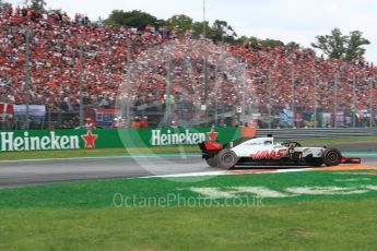 World © Octane Photographic Ltd. Formula 1 – Italian GP - Race. Haas F1 Team VF-18 – Romain Grosjean. Autodromo Nazionale di Monza, Monza, Italy. Sunday 2nd September 2018.