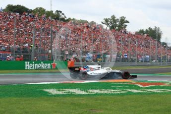 World © Octane Photographic Ltd. Formula 1 – Italian GP - Race. Williams Martini Racing FW41 – Lance Stroll. Autodromo Nazionale di Monza, Monza, Italy. Sunday 2nd September 2018.