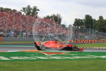 World © Octane Photographic Ltd. Formula 1 – Italian GP - Race. Scuderia Ferrari SF71-H – Sebastian Vettel. Autodromo Nazionale di Monza, Monza, Italy. Sunday 2nd September 2018.