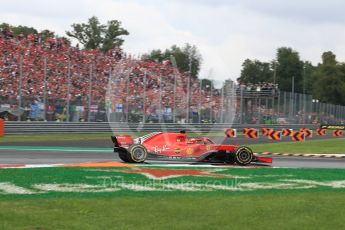 World © Octane Photographic Ltd. Formula 1 – Italian GP - Race. Scuderia Ferrari SF71-H – Sebastian Vettel. Autodromo Nazionale di Monza, Monza, Italy. Sunday 2nd September 2018.