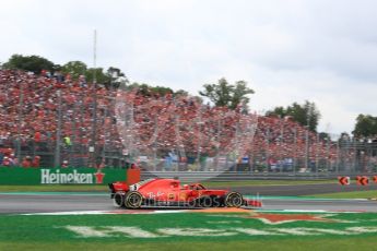 World © Octane Photographic Ltd. Formula 1 – Italian GP - Race. Scuderia Ferrari SF71-H – Sebastian Vettel. Autodromo Nazionale di Monza, Monza, Italy. Sunday 2nd September 2018.