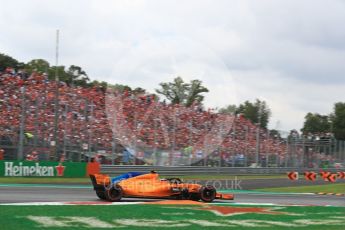 World © Octane Photographic Ltd. Formula 1 – Italian GP - Race. McLaren MCL33 – Stoffel Vandoorne. Autodromo Nazionale di Monza, Monza, Italy. Sunday 2nd September 2018.