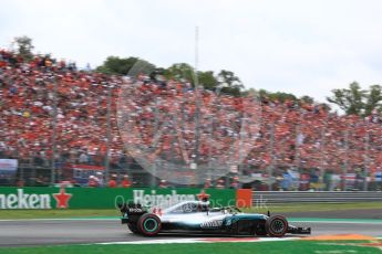 World © Octane Photographic Ltd. Formula 1 – Italian GP - Race. Mercedes AMG Petronas Motorsport AMG F1 W09 EQ Power+ - Lewis Hamilton. Autodromo Nazionale di Monza, Monza, Italy. Sunday 2nd September 2018.