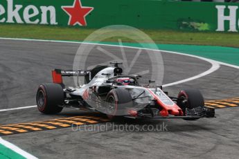 World © Octane Photographic Ltd. Formula 1 – Italian GP - Race. Haas F1 Team VF-18 – Romain Grosjean. Autodromo Nazionale di Monza, Monza, Italy. Sunday 2nd September 2018.