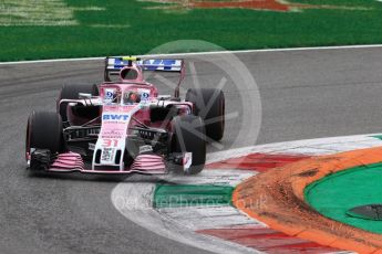 World © Octane Photographic Ltd. Formula 1 – Italian GP - Race. Racing Point Force India VJM11 - Esteban Ocon. Autodromo Nazionale di Monza, Monza, Italy. Sunday 2nd September 2018.