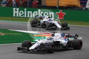 World © Octane Photographic Ltd. Formula 1 – Italian GP - Race. Williams Martini Racing FW41 – Lance Stroll. Autodromo Nazionale di Monza, Monza, Italy. Sunday 2nd September 2018.