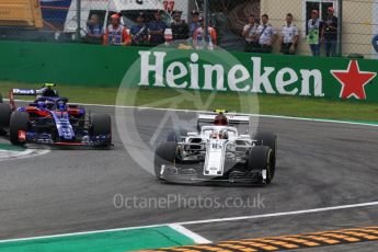 World © Octane Photographic Ltd. Formula 1 – Italian GP - Race. Alfa Romeo Sauber F1 Team C37 – Charles Leclerc. Autodromo Nazionale di Monza, Monza, Italy. Sunday 2nd September 2018.