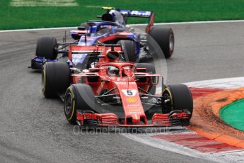 World © Octane Photographic Ltd. Formula 1 – Italian GP - Race. Scuderia Ferrari SF71-H – Sebastian Vettel. Autodromo Nazionale di Monza, Monza, Italy. Sunday 2nd September 2018.