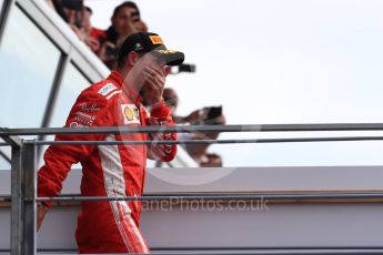 World © Octane Photographic Ltd. Formula 1 – Italian GP - Race - Podium. Scuderia Ferrari SF71-H – Kimi Raikkonen. Autodromo Nazionale di Monza, Monza, Italy. Sunday 2nd September 2018.