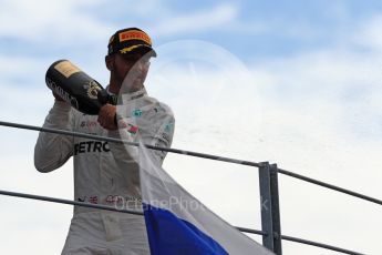 World © Octane Photographic Ltd. Formula 1 – Italian GP - Race - Podium. Mercedes AMG Petronas Motorsport AMG F1 W09 EQ Power+ - Lewis Hamilton. Autodromo Nazionale di Monza, Monza, Italy. Sunday 2nd September 2018.