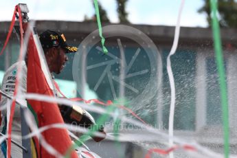 World © Octane Photographic Ltd. Formula 1 – Italian GP - Race - Podium. Mercedes AMG Petronas Motorsport AMG F1 W09 EQ Power+ - Lewis Hamilton. Autodromo Nazionale di Monza, Monza, Italy. Sunday 2nd September 2018.