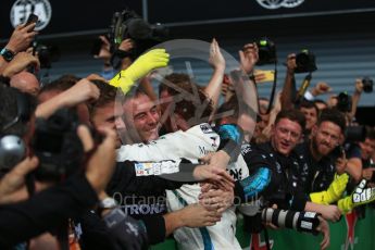 World © Octane Photographic Ltd. Formula 1 – Italian GP - Race - Podium. Mercedes AMG Petronas Motorsport AMG F1 W09 EQ Power+ - Lewis Hamilton. Autodromo Nazionale di Monza, Monza, Italy. Sunday 2nd September 2018.