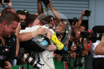 World © Octane Photographic Ltd. Formula 1 – Italian GP - Race - Podium. Mercedes AMG Petronas Motorsport AMG F1 W09 EQ Power+ - Lewis Hamilton. Autodromo Nazionale di Monza, Monza, Italy. Sunday 2nd September 2018.