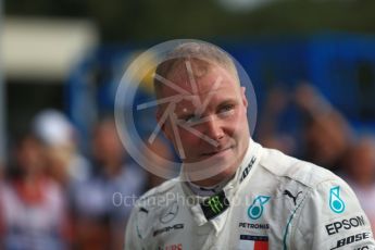 World © Octane Photographic Ltd. Formula 1 – Italian GP - Race - Podium. Mercedes AMG Petronas Motorsport AMG F1 W09 EQ Power+ - Valtteri Bottas. Autodromo Nazionale di Monza, Monza, Italy. Sunday 2nd September 2018.