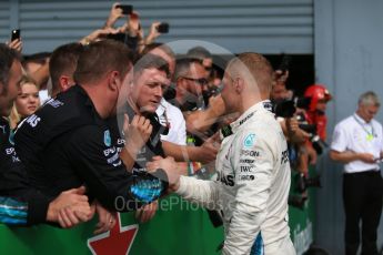 World © Octane Photographic Ltd. Formula 1 – Italian GP - Race - Podium. Mercedes AMG Petronas Motorsport AMG F1 W09 EQ Power+ - Valtteri Bottas. Autodromo Nazionale di Monza, Monza, Italy. Sunday 2nd September 2018.