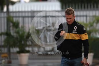 World © Octane Photographic Ltd. Formula 1 – Italian GP - Paddock. Renault Sport F1 Team RS18 – Nico Hulkenberg. Autodromo Nazionale di Monza, Monza, Italy. Friday 31st August 2018.