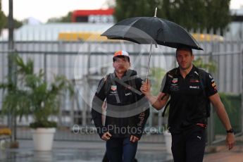 World © Octane Photographic Ltd. Formula 1 – Italian GP - Paddock. Aston Martin Red Bull Racing TAG Heuer RB14 – Max Verstappen. Autodromo Nazionale di Monza, Monza, Italy. Friday 31st August 2018.