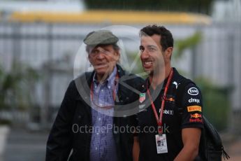 World © Octane Photographic Ltd. Formula 1 – Italian GP - Paddock. Aston Martin Red Bull Racing TAG Heuer RB14 – Daniel Ricciardo. Autodromo Nazionale di Monza, Monza, Italy. Friday 31st August 2018.
