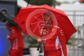 World © Octane Photographic Ltd. Formula 1 - Italian GP - Paddock. Maurizio Arrivabene – Managing Director and Team Principal of Scuderia Ferrari. Autodromo Nazionale di Monza, Monza, Italy. Friday 31st August 2018.