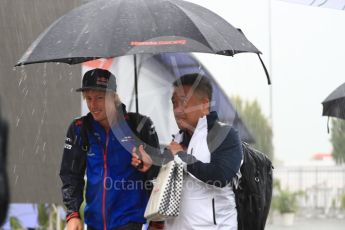 World © Octane Photographic Ltd. Formula 1 – Italian GP - Paddock. Scuderia Toro Rosso STR13 – Brendon Hartley. Autodromo Nazionale di Monza, Monza, Italy. Friday 31st August 2018.