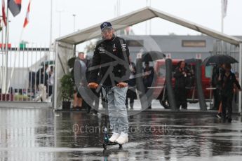 World © Octane Photographic Ltd. Formula 1 – Italian GP - Paddock. Mercedes AMG Petronas Motorsport AMG F1 W09 EQ Power+ - Lewis Hamilton. Autodromo Nazionale di Monza, Monza, Italy. Friday 31st August 2018.