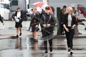 World © Octane Photographic Ltd. Formula 1 – Italian GP - Paddock. Mercedes AMG Petronas Motorsport AMG F1 W09 EQ Power+ - Valtteri Bottas. Autodromo Nazionale di Monza, Monza, Italy. Friday 31st August 2018.