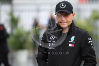 World © Octane Photographic Ltd. Formula 1 – Italian GP - Paddock. Mercedes AMG Petronas Motorsport AMG F1 W09 EQ Power+ - Valtteri Bottas. Autodromo Nazionale di Monza, Monza, Italy. Friday 31st August 2018.