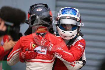 World © Octane Photographic Ltd. GP3 – Italian GP - Race 2. Trident - Guiliano Alesi and Pedro Piquet. Autodromo Nazionale di Monza, Monza, Italy. Sunday 2nd September 2018