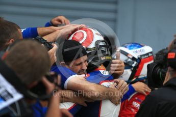 World © Octane Photographic Ltd. GP3 – Italian GP - Race 2. Trident - Guiliano Alesi and Pedro Piquet. Autodromo Nazionale di Monza, Monza, Italy. Sunday 2nd September 2018