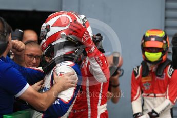 World © Octane Photographic Ltd. GP3 – Italian GP - Race 2. Trident - Guiliano Alesi and Pedro Piquet. Autodromo Nazionale di Monza, Monza, Italy. Sunday 2nd September 2018