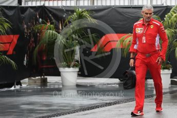 World © Octane Photographic Ltd. Formula 1 - Italian GP - Paddock. Maurizio Arrivabene – Managing Director and Team Principal of Scuderia Ferrari. Autodromo Nazionale di Monza, Monza, Italy. Saturday 1st September 2018.
