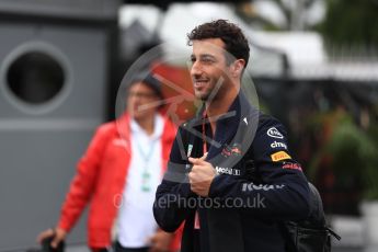 World © Octane Photographic Ltd. Formula 1 – Italian GP - Paddock. Aston Martin Red Bull Racing TAG Heuer RB14 – Daniel Ricciardo. Autodromo Nazionale di Monza, Monza, Italy. Saturday 1st September 2018.