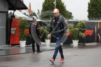 World © Octane Photographic Ltd. Formula 1 – Italian GP - Paddock. Aston Martin Red Bull Racing TAG Heuer RB14 – Max Verstappen. Autodromo Nazionale di Monza, Monza, Italy. Saturday 1st September 2018.