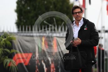 World © Octane Photographic Ltd. Formula 1 - Italian GP - Paddock. Toto Wolff - Executive Director & Head of Mercedes - Benz Motorsport. Autodromo Nazionale di Monza, Monza, Italy. Saturday 1st September 2018.