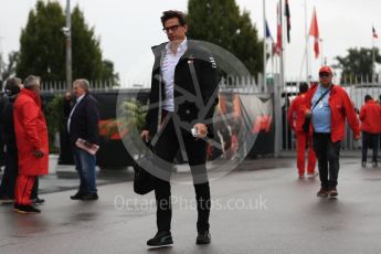 World © Octane Photographic Ltd. Formula 1 - Italian GP - Paddock. Toto Wolff - Executive Director & Head of Mercedes - Benz Motorsport. Autodromo Nazionale di Monza, Monza, Italy. Saturday 1st September 2018.