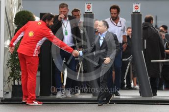 World © Octane Photographic Ltd. Formula 1 - Italian GP - Paddock. Jean Todt – President of FIA. Autodromo Nazionale di Monza, Monza, Italy. Saturday 1st September 2018.