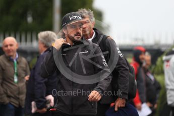 World © Octane Photographic Ltd. Formula 1 – Italian GP - Paddock. McLaren MCL33 – Fernando Alonso. Autodromo Nazionale di Monza, Monza, Italy. Saturday 1st September 2018.