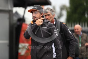 World © Octane Photographic Ltd. Formula 1 – Italian GP - Paddock. McLaren MCL33 – Fernando Alonso. Autodromo Nazionale di Monza, Monza, Italy. Saturday 1st September 2018.