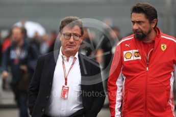 World © Octane Photographic Ltd. Formula 1 - Italian GP - Paddock. Louis Camilleri - CEO of Ferrari and former Chairman of Philip Morris International. Autodromo Nazionale di Monza, Monza, Italy. Saturday 1st September 2018.