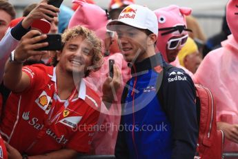 World © Octane Photographic Ltd. Formula 1 – Italian GP - Paddock. Scuderia Toro Rosso STR13 – Pierre Gasly. Autodromo Nazionale di Monza, Monza, Italy. Saturday 1st September 2018.