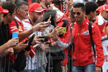 World © Octane Photographic Ltd. Formula 1 – Italian GP - Paddock. Antonio Fuoco. Autodromo Nazionale di Monza, Monza, Italy. Saturday 1st September 2018.