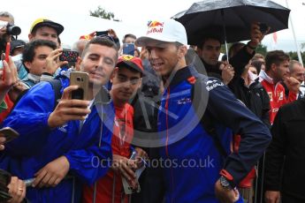 World © Octane Photographic Ltd. Formula 1 – Italian GP - Paddock. Scuderia Toro Rosso STR13 – Pierre Gasly. Autodromo Nazionale di Monza, Monza, Italy. Saturday 1st September 2018.