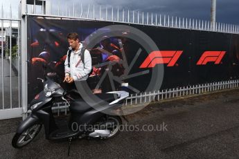 World © Octane Photographic Ltd. Formula 1 – Italian GP - Paddock. Haas F1 Team VF-18 – Romain Grosjean. Autodromo Nazionale di Monza, Monza, Italy. Saturday 1st September 2018.