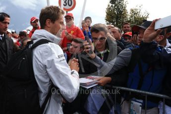 World © Octane Photographic Ltd. Formula 1 – Italian GP - Paddock. Haas F1 Team VF-18 – Romain Grosjean. Autodromo Nazionale di Monza, Monza, Italy. Saturday 1st September 2018.