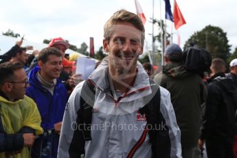 World © Octane Photographic Ltd. Formula 1 – Italian GP - Paddock. Haas F1 Team VF-18 – Romain Grosjean. Autodromo Nazionale di Monza, Monza, Italy. Saturday 1st September 2018.