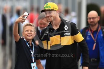 World © Octane Photographic Ltd. Formula 1 – Italian GP - Paddock. Renault Sport F1 Team RS18 – Nico Hulkenberg. Autodromo Nazionale di Monza, Monza, Italy. Sunday 2nd September 2018.