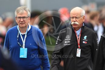 World © Octane Photographic Ltd. Formula 1 - Italian GP – Paddock. Dieter Zetsche – Chairman of the management board of Mercedes - Benz. Autodromo Nazionale di Monza, Monza, Italy. Sunday 2nd September 2018.