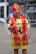 World © Octane Photographic Ltd. Formula 1 - Italian GP - Paddock. Ferrari fan. Autodromo Nazionale di Monza, Monza, Italy. Sunday 2nd September 2018.